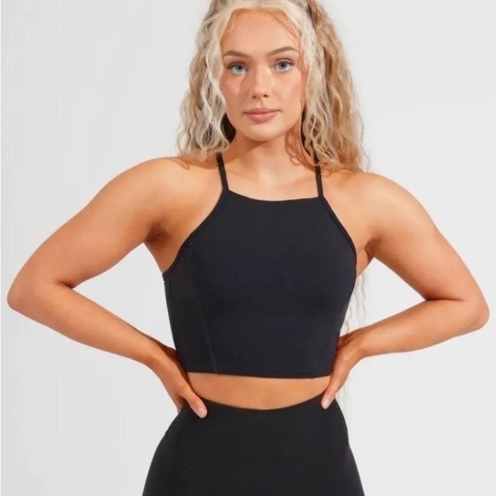Buffbunny Ivy Crop Black Strappy Crop Top